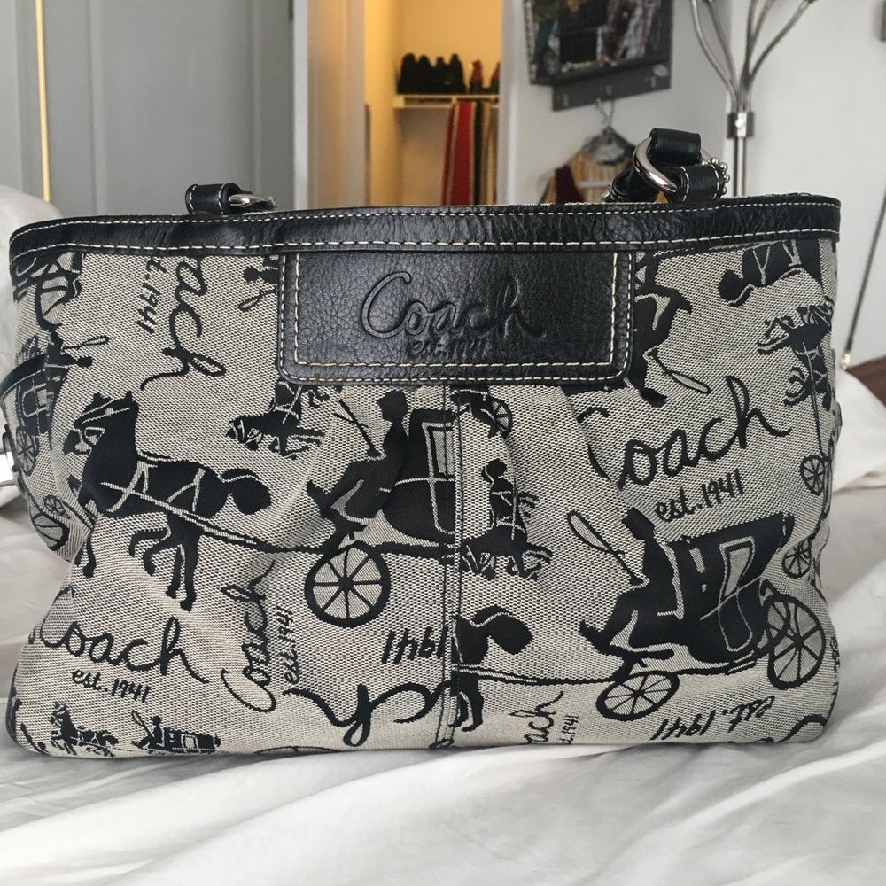 Coach Anniversary Horse and Carriage Handbag